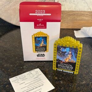2023 Hallmark Keepsake Star Wars Light Magic Ornament-New-No keepsake cord